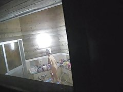 Spalna porno hranilnik droben dekle z drobnim muca